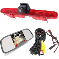 HD Brake Light Reversing Camera Parking Camera Parking Aid with Angle Adjustable Compatible with Toyota Proace / Citroen Berlingo B9 Mk2 MK3 Furgon / Opel Combo / Saloon X19 / Peugeot Partner