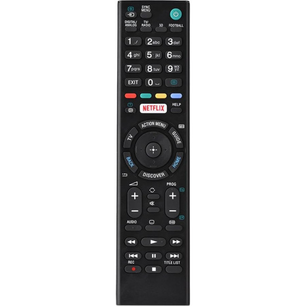 fosa Ersatz-Fernbedienung RMT-TX100D Smart TV Controller Universal für Sony