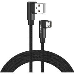 Kabelis ar abpusēju savienotāju usb micro usb - usb a 1m, cl-161