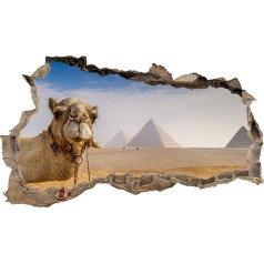 3D Wall Tattoo, Wall Sticker, Breakthrough Animals, Height 60 x Width 100 cm, for Bedroom / Living Room, multicolour