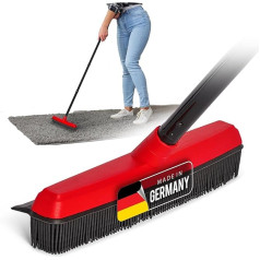 Novaliv Rubber Broom with Handle for Inserting Car & Squeegee Hairdressing Broom Rubber Nub Broom Dog Hair Remover Broom Broom for Indoor Stone Floors Carpet Broom Floor Puller Household Broom Wonder