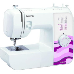 Brother Sewing Machine rh127vp2 44.4 x 19.4 x 37 cm Aluminium/Plastic White/Pink/Red