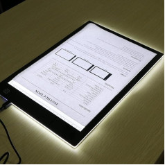 LED-Lichtauflage,Animation Tracking Light Box Zeichnung Kopierertisch Augenschutz Design A4 Touch Helligkeit einstellbar intelligente Künstler professionelle Karton Produktion Skizze Bildung(Fachmann)