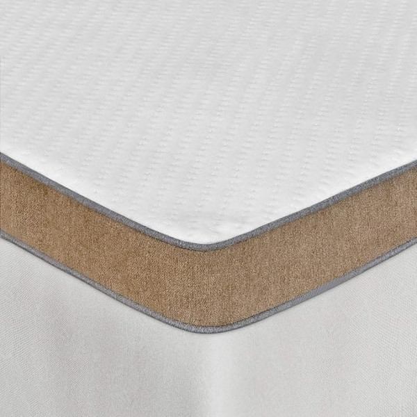 BedStory Topper 160 x 200 cm, 7.6 cm Gel Foam Memory Topper, Mattress Topper Hardness H2+H3 2-in-1 Cold Foam, Orthopaedic Mattress Topper for Mattresses, Box Spring Bed, Sofa Bed, with Removable Cover
