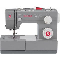 Singer Heavy Duty Sewing Machines (Electric, Grey, Buttonhole Foot, Cover)