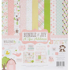 Echo Park Collection Kit 30,5 x 30,5 cm, Bundle of Joy/A New Addition – Baby Girl