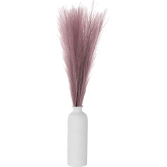 sourcing map Artificial Pampas Grass Decoration 55cm Artificial Fluffy Grass Stems Artificial Dried Flowers for Home Wedding Vase Decoration Light Purple 60 Pieces