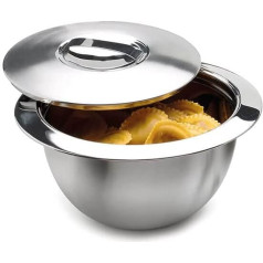 Weis Thermo Bowl Double Walled with Insert 20cm, Stainless Steel Silver, 20 x 20 x 12 cm