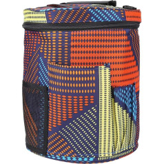 Qcwwy Cylinder Storage Bag Crochet Bowl Bamboo Handmade Knitting Wool Storage Round Rosewood Yarn Bowl Knitting Yarn Wool Crochet Tool for Knitting Crochet Home Decor