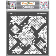 Craftreat Flower Stencil