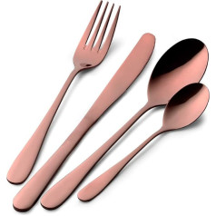 Dream Series 24 Piece Cutlery Set Stainless Steel Bronze with Gift Box (6 People)