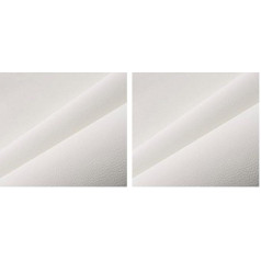 IPEA Faux Leather White for Decor and Coating 140 x 50 cm - Made in Italy - Faux Leather for Sofas, Chairs, Clothing, Accessories - Upholstery Fabric Cover Fabric Leather Look - Half Metre (Pack of 2)