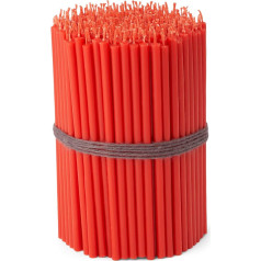 NKlaus 1000 36253 Altar Candles 1000 g Approx. 250 Pieces Length 16 cm Red Altar Candles