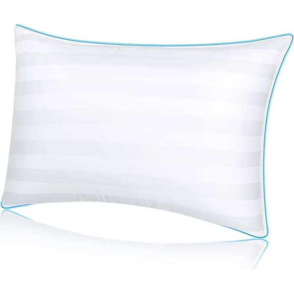 TESQ Pillow 40 x 80 cm Set of 1 Pillow Ergonomic Microfibre Pillow 40 x 80 cm Washable Ökotex Neck Support Pillow to Improve Sleep Quality Suitable for Any Sleeping Position