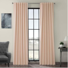 HPD Half Price Drapes BOCH-141314-96 Bellini Peach Curtain for Room Darkening Room Decoration 50 x 96 cm (1 Panel)