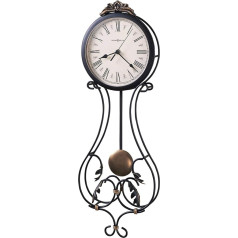 Howard Miller Peacock II Wall Clock Anthracite