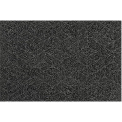 Dune Leaves Dark Grey 60 x 90 cm, Washable for Indoor and Outdoor Use