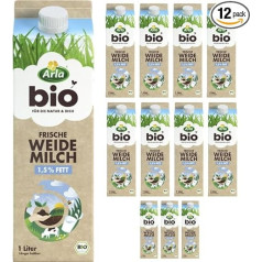 Arla Fresh Pasture Milk 1.5% Cow Milk 1000 ml x 12 Pieces