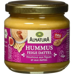 Alnatura Organic Spread Hummus Fig Date, Vegan, 180 g, Medium