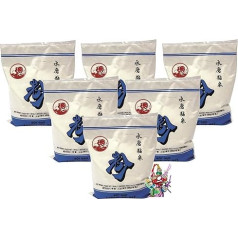 Cock Rice Flour / Rice Flour / White Rice Flour + a Small Lucky Doll - Wooden Dolls 6 x 400 g