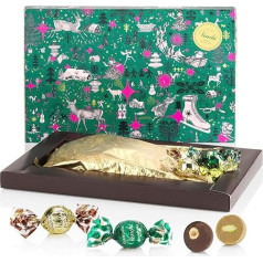 Venchi Christmas Collection - Gift Box with Assorted Pearl Chocolates 230g - With Whole Hazelnuts and Pistachios - Gift Idea - Gluten Free