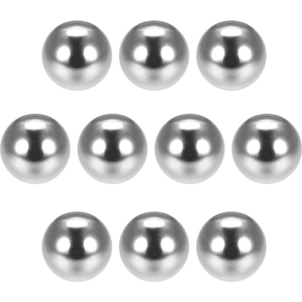 MACHSWON 12mm Steel Ball Bearings Precision Balls G25 Ideal for Various Industries Pack of 10