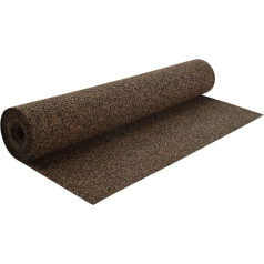 vidaXL Rubber Cork Roll Impact Sound Insulation Roll Cork Panels Roll Cork Insulation Cork Insulation Underlay Wall Plate Wall Cork 100 x 500 cm 5 mm