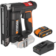 WORX WX843 18V (20V Max) Crown Stapler with 2.0Ah Battery