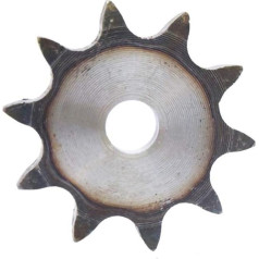 COQALINEX Schneckengetriebe, Radschnecke, Motorritzel, 1 Stück, Stahlkettenantrieb, flaches Kettenrad, 10–25 Zähne, Rollenkettengetriebe, Teilung 12,7 mm, Industrie-Kettenrad(24 Teeth)