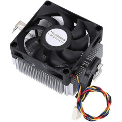 lyrlody CPU Air Cooler CPU Cooling Fan 12V Hydraulic Bearing 2200RPM 7015 Silent High Speed Fan for AMD AM2 AM3 AM3+ FM1 FM2 FM2+ 10.7 X 7 X 4cm