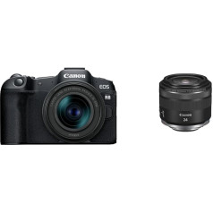 Canon EOS R8 Kit with RF 24-50 mm Lens + Lens RF 24 mm F1.8 Macro IS STM