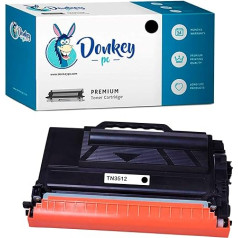 Donkey pc - Toner Black TN3512 TN-3512 Compatible with Brother HL-L6250DN HL-L6300DW HL-L6300DWT HL-L6400DW HL-L6400DWT HL-L6400DWTT MFC-L6800DW MFC-L6800DWT MFC-L6900DW (12.0 000 pages)