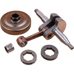 BTFWM Garden Tool Clutch Replacement, Kurbelwelle Kupplung Trommel Kettenrad Felge Radlager Kit, for Husqvarna, for 350 345 340 Benzin Kettensäge Ersatzteile