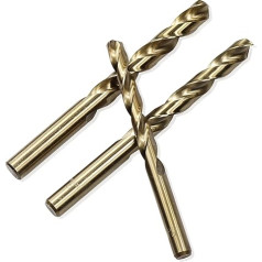 1.0-13mm M35 Kobaltbeschichteter Spiralbohrer Holz/Metall Loch Rundschaft Pistolenbohrer 1St(10mm)