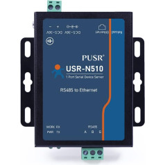 PUSR 1 Port RS485 to Ethernet Converter MQTT Modbus RTU to TCP Edge Computing Serial Device Server