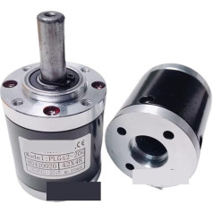 S2IZ5O 1pc 42 mm Diameter Planetary Reducer Gearbox Used with 775 DC Motor Convex 17.5 mm Diameter (4 Series 256 Ratio 1.10 mm Key Slot Shaft)