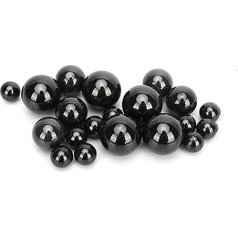 Silicon Nitride Ceramic Balls 0.8 mm 1.588 mm-25.4 mm Si3N4 G5 Precision Ceramic Bearing Balls Smooth Ball Bead (3.175 mm (5 Pieces)