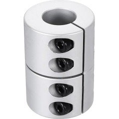 sourcing map Wellenkupplung, 12 bis 16 mm (ID), 45 mm (L), Aluminiumlegierung, Schaftkupplung, starres Gelenkmotorzubehör für 3D-Drucker, DIY-Roboter, Modell CN