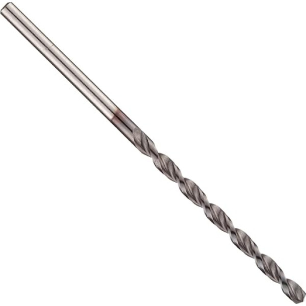 Chicago Latrobe 150WLPN High-Speed Steel Jobber Length Drill Bit, TiCN Coated, Round Shank, Wide Parabolic Flute, 135 Degree Notched Point, Wire Size #8 (Pack of 12)