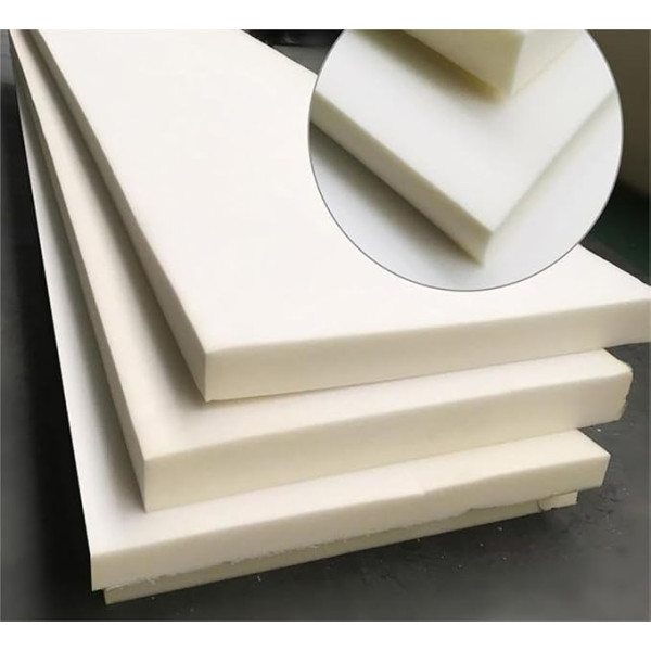 Premium Memory Foam 3/5/7/10 cm Thick High Density Foam Sheet, Floor Mattress Bench Sofa Chair Seat Padding Sheet, DIY Craft Foam/Dog Bed, Cut to Any Size (5 cm Thick, 200 x 50 cm)
