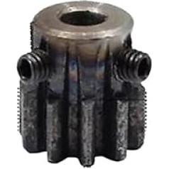 Spur Gear 10T 10 Teeth Model 1.5 M = 1.5 m Hole Diameter 6/8 mm Right Tooth 45# Steel Spur Gear CNC Rack (8 mm)