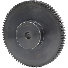 RC Car Transmission Spur Gear Motor Pinion 1 Piece 1.5 Module 90/100 Teeth Carbon Steel Spur Gear with Graduated Platform, Power Transmission Spur Gears for Racks, 1.5 Module 90 Teeth