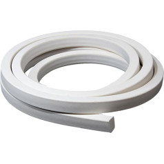 FBHDKJNFG Silicone Sponge Cord, Foam Cord Silicone 39.3 Inch Silicone Foam Strips, Easy to Cut for Door, Window, Home, Automotive (Size: 20 x 50 mm)
