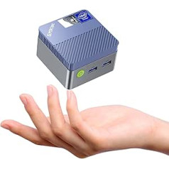 GMKtec Mini PC N97, G5 Micro Desktop Computer, Intel Alder Lake N97 12th Generation (up to 3.60GHz), 12GB DDR5, 512GB Large Drive for Business, School