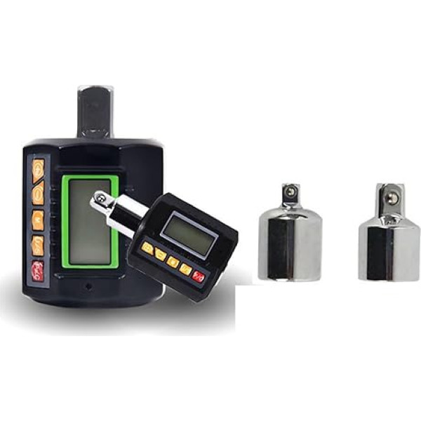 Digitaler Drehmomentschlüssel-Adapter Digitale Drehmomentschlüssel-Adapter, hochpräziser Kfz-Drehmomentschlüssel, hintergrundbeleuchtetes Display, 4 Drehmomenteinheiten, Fahrrad-Autoreparatur-Fahrradw