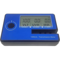 Digital UVA/UVB Meter, Portable Window Film Transmission Meter with 1400nm IR Suppression, UV Blocking Rate, Visible Light Transmittance, 0.1% Resolution Backlit