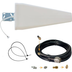 12dBi Outdoor Antenna Vodafone 5G 698-3700MHz Antenna Included LTE WiFi RFID Elio Lora 5M Cable TS9 SMA RP-SMA