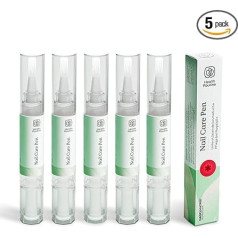 Health Routine Nail Care Pen Set of 5 - The Original from Austria - Cosmetic Nail Care - For Nourished Fingernails & Toenails - With Tea Tree Oil, Vitamin E & Aloe Vera