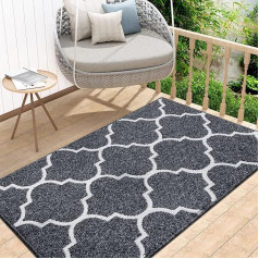 Homaxy Non-Slip Door Mat, Washable, Dirt Trapper Mat, Polypropylene, Easy To Clean, Doormat For Indoor And Outdoor Use