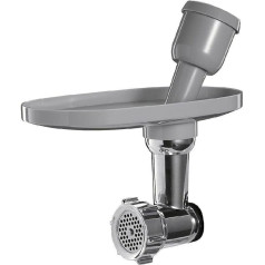 Smeg Grinding Accessory, for Mixer from SMF01 Series SMMG01, Chrome Grey